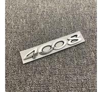 AIMXGBPS Autocollant décoratif en métal pour Peugeot 4008, emblème, Logo, Autocollant, Style de Voiture, Lettre, Accessoires