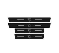 AIMXGBPS Lot de 4 Protections de seuil de Porte en Fibre de Carbone pour Peugeot 208 2008 207 301 308 408 4008 508 5008 Rifter. Autocollants Anti-Rayures pour seuil de Porte