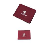 AIMXGBPS Portefeuille, Porte-Carte d'identité, Pince à Billets, Porte-chéquier, Porte-Monnaie pour Peugeot 4008, 408, 5008, 208, 208L e2008, 307SW, Accessoires Cadeaux pour Femmes et Hommes