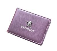 AIMXGBPS Portefeuille, Porte-Carte d'identité, Pince à Billets, Porte-chéquier, Porte-Monnaie pour Peugeot 206CC, 207CC, 3008, 307CC, 307SW, Accessoires Cadeaux pour Femmes et Hommes
