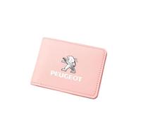 AIMXGBPS Portefeuille, Porte-Carte d'identité, Pince à Billets, Porte-chéquier, Porte-Monnaie pour Peugeot 4008, 408, 5008, 208, 208L e2008, 307SW, Accessoires Cadeaux pour Femmes et Hommes