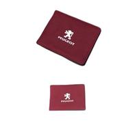 AIMXGBPS Portefeuille, Porte-Carte d'identité, Pince à Billets, Porte-chéquier, Sacs pour Peugeot 2008, 206, 207, 3008, 301, 307, 308, 308S e2008, Accessoires Cadeaux pour Femmes et Hommes