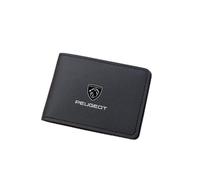 AIMXGBPS Portefeuilles, Porte-Cartes d'identité, Pinces à Billets, Porte-chéquiers, Porte-Monnaie pour Peugeot 308CC 308SW 4008 407 607 RCZ 307CC Femmes Hommes Cadeaux Accessoires,Normal-Blackstyle