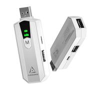 AIMZENIX AX200PRO Adaptateur clavier et souris pour PC, NS, Nintendo Switch 2 | Convertisseur de jeu de tir FPS et TPS | Joystick intelligent, fonction macro, assistance au tour à 360°, stabilité au