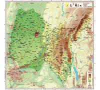 Ain 31,7 x 31,9 cm - 31 x 31 cm - Collectif - Georelief - Atlas / carte