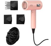 AINA Pro Sèche cheveux(nouv tech), seche cheveux 2300W avec peigne diffuseur | Sèche-cheveux BLDC | Moteur sans balais 150,000 tr/min | Ionique | Écran LED | 4 attaches magnétiques 230V/EU(rose)