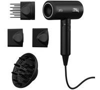 AINA Pro Sèche cheveux(nouv tech), seche cheveux 2300W avec peigne diffuseur | Sèche-cheveux BLDC | Moteur sans balais 150,000 tr/min | Ionique | Écran LED | 4 attaches magnétiques 230V/EU(Schwarz)