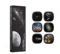 Ainael Galaxy Disque pour projecteur - Diapositive Ultra HD Compatible avec Le projecteur Ainael Galaxy et Les modèles SKE-TKQ01 & BL-DQY02 (Pro Version) - Lot de 6 disques (Nebula C)