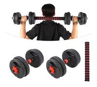 Ainefy 10 kg Kit d'haltères réglables 3 en 1, Halteres alteres Musculation Homme, Set Haltères de Fitness Dumbbell Kit, Multifonction, Poids Réglable, pour Fitness, Salle de Sport, Maison