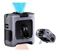 AINFTIME Ventilateur portable 2025 avec clip à la taille, 10 000 mAh, 6 à 40 h, puissant ventilateur d'extérieur (10 000 mAh/gris)