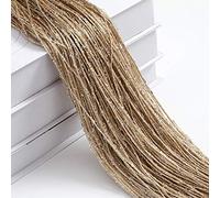 AINH Paillettes Rideaux De Cordes,Panneaux Fringe Paravent Écran De Mouche Partition Respirable Rideau De Perles pour Home Décor by Windows Jaune W300xh300cm