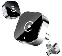 AINIFREE Adaptateur CarPlay sans Fil, Mini CarPlay et Android Auto 2 en 1, Mini USB, Plug & Play, Connexion Automatique, Mise à Niveau 2025, Compatible CarPlay avec iPhone et Android