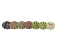 ainih 80 mm Sept étapes for polir, rénover et polir le sol en béton de ciment avec un disque de meulage à eau en sable diamanté