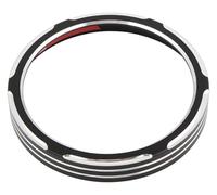 ainih Black Motorcycle Speedometer Trim Bezel Burst Billet CNC Cover Compatible with Harley Sportster 883 1200 XL Road Glide Softail Low Rider FXS