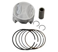 ainih Kit piston gros alésage compatible avec Symply150 Orbit150 RedDevil125 FiddleII125 4V 58,5 mm 61 mm 63 mm 4 soupapes