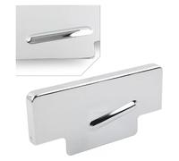ainih Motorcycle Battery Top Cover Guard Chrome/Glossy Black Compatible with Harley FXD Dyna 1997-2005