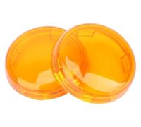 ainih Motorcycle Indicator Lens Light Caps Cover Compatible with Harley Dyna Softail Electra Glide Road King Sportster 883 1200