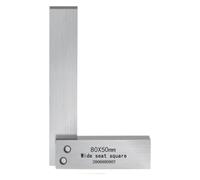 ainih Règle équerre à bord plat 90 degrés, outil de menuiserie, mesure d'angle en métal, multi-usages