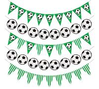 AINIUNIU 5 Pcs Bannière de Football, Decoration Anniversaire Foot, pour les Décorations de Fête D'anniversaire D'enfants sur le tThème du Football, les Ccélébrations D'événements de Football