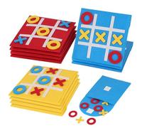 Ainiv 12pcs Jeu de Morpion en Feutrine, Mini Tic Tac Toe