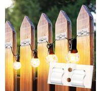 Ainiv 15 Pièces Clips de Câble Extérieur Clips pour Guirlande Lumineuse Mini Clips de Câble Auto-Adhésifs Crochets Clips de Fil Clips Suspendus pour Décoration de Noël Bureau-Transparent