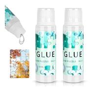Ainiv 240ml Colle pour Puzzle, Colle Liquide, Accessoire pour Puzzle Adultes et Enfants, Colle Transparente Puzzle pour Fixer et Accrocher des Puzzles, pour Puzzle de 3000 à 6000 pièces, 120 ML x 2