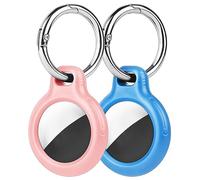 Ainiv 2PCS Étui de Protection pour Airtag Key Finder, Étui Anti-Rayures Portable pour AirTags, Housse de Protection Locator Tracker pour Clés, Enfants, Animaux
