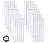 Ainiv 300 paires Scratch Autocollant Rond, 20mm Pastille Scratch Autocollant Crochets et Boucles, pour DIY, Artisanat etc