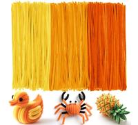 Ainiv 300 PCS Cure Pipe Multicolore, Tiges de Fils Chenille Colorés