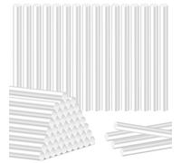Ainiv 50 Bâtons de Colle 11x200 mm, Bâtons Transparents Universels pour Pistolet à Colle Chaude, Séchage Rapide, pour Bricolage, Artisanat, Loisirs Créatifs, Décoration de Noël