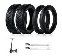 Ainiv 8 1/2 Chambre à Air et Pneu (2 ensembles) pour Trottinette Électrique Xiaomi M365/Pro/Pro2/1S/Essential et Wispeed T855 /T850, Pneus en Caoutchouc Durable de Rechange avec 1x Pied de Biche