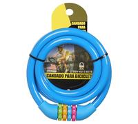Ainiv Antivol portable à 4 chiffres avec mot de passe pour vélo, moto, scooter, skateboard, portail, clôture (bleu)