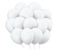 Ainiv Ballons Blanc, 60 Pcs Ballons en Latex Mats 12 Pouces, Ballon pour Mariage, Anniversaire, Se Réunir, Cérémonie, Diplôme, Noël, Saint-Valentin Décorations
