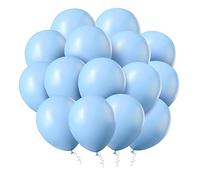 Ainiv Ballons Bleu, 60 Pièces en Latex Jusqu'à 12", Décorations pour Mariage, Anniversaire, Se Réunir, Cérémonie