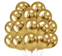 Ainiv Ballons Dorés, 60 Pièces 12 Pouces Anniversaire Ballons en Latex