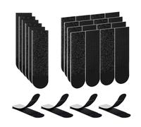 Ainiv Bandes de Suspension pour Photos, 15 Paires (30 Bandes), Accroche Tableau sans Percer, Fixation Murale Bandes de Suspension pour Cardres, Posters et Décoration Sans Dommage (Moyen/Noir)