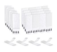 Ainiv Bandes de Suspension pour Photos, 15 Paires (30 Bandes), Accroche Tableau sans Percer, Fixation Murale Bandes de Suspension pour Cardres, Posters et Décoration Sans Dommage (Petit)