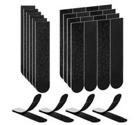 Ainiv Bandes de Suspension pour Photos, 15 Paires (30 Bandes), Accroche Tableau sans Percer, Fixation Murale Bandes de Suspension, pour Cardres, Posters et Décoration Sans Dommage (Grand/Noir)
