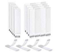 Ainiv Bandes de Suspension pour Photos, 15 Paires (30 Bandes), Accroche Tableau sans Percer, Fixation Murale Bandes de Suspension pour Cardres, Posters et Décoration Sans Dommage (Énorme)