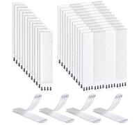 Ainiv Bandes de Suspension pour Photos, 32 Paires (64 Bandes), Languette Accroche Tableau sans Percer, Bandes Adhésives Résistantes pour Cardres, Posters et Décoration Sans Dommage (Grand)