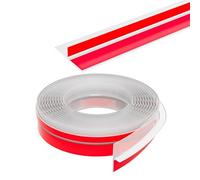 Ainiv Bas de Porte Anti-Courant D'air & étanchéité Porte, Bande de Joint T-Profil, Boudin de Porte en Silicone Transparent, Joint de Porte D'entrée Autocollant, 50mm x 6m