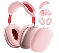 Ainiv Coque de Protection Compatible avec Airpods Max, Protège Les Ecouteurs Contre Les Rayures et Les Dommages, Coque de Protection en Silicone Souple Housse Accessoire pour AirPods Max Casque-Rose