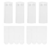 Ainiv Grand Accroche Universelle Adhésive pour Tableaux, 4 Crochets, 8 Grandes Bandes Adhésives Amovibles, Accroche Tableau sans Percer, Crochets de Suspension pour Accrocher des Tableaux, Cadres