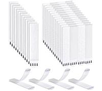 Ainiv Languettes Accroches Tableaux, Accroche Tableau Sans Percer, 36 Paires (72 Bandes), Bandes de Suspension Adhésives Résistantes pour Cardres, Posters et Décoration