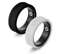 Ainiv Lot de 2 Smart Ring Protector Compatible avec Oura Ring Gen 4, Oura Ring Gen 3, Ultrahuman Ring Air, Anti-Chute Coque de Protection en Silicone Élastique (M pour 10/11/12/13)