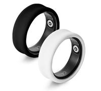 Ainiv Lot de 2 Smart Ring Protector Compatible avec Oura Ring Gen 4, Oura Ring Gen 3, Ultrahuman Ring Air, Anti-Chute Coque de Protection en Silicone Élastique (M pour 10/11/12/13)