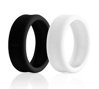 Ainiv Lot de 2 Smart Ring Protector Compatible avec Oura Ring Gen 4, Oura Ring Gen 3, Ultrahuman Ring Air, Anti-Chute Coque de Protection en Silicone Élastique (S pour 5/6/7/8/9)