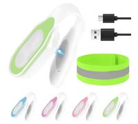 Ainiv Lumières de Course à Pince Magnétique Rechargeable, Vert
