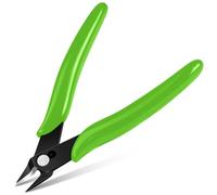 Ainiv Petite Pince Coupante, Coupantes de Côté, Vert | Pinces Coupantes Latérales Precision, Outillage Electricien Cutter Affleurant pour Fils Durs, Mous et Extrêmement Fins