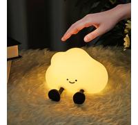 Ainiv Veilleuse Enfant Rechargeable USB, Silicone Tactile, Nuage